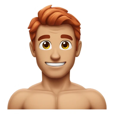 Shirtless spider man sticker