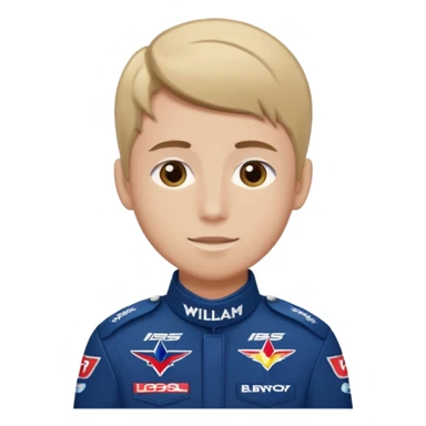 My picture in William Byron uniform sticker