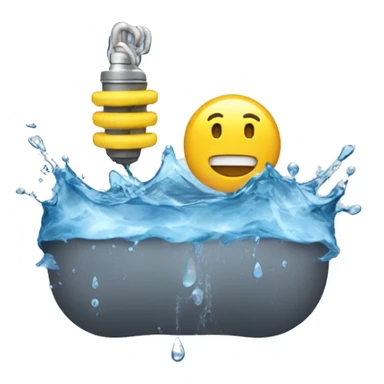 water and electricity  sticker