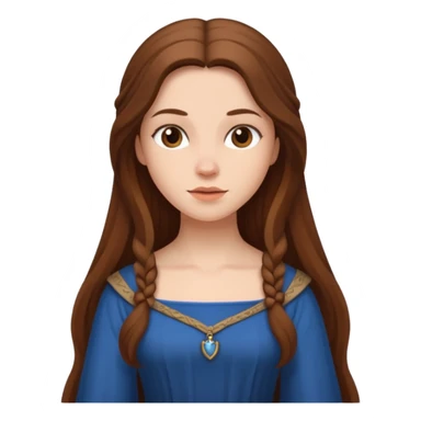 medieval woman  sticker