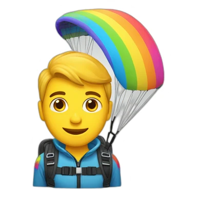 gay paraglider sticker