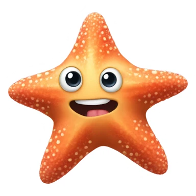 alien starfish sticker