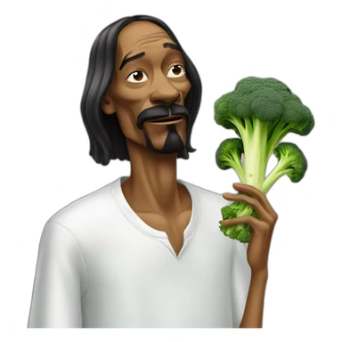 Snoop Dogg Smoking Broccoli sticker