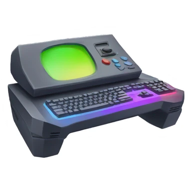 gaming RGB computer console sticker