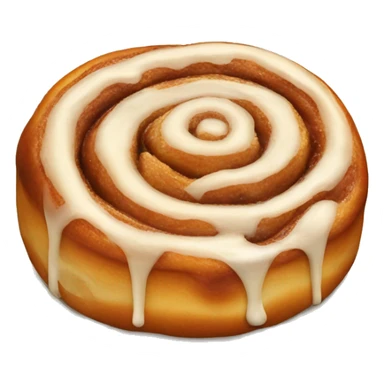 Glazed cinnamon bun sticker