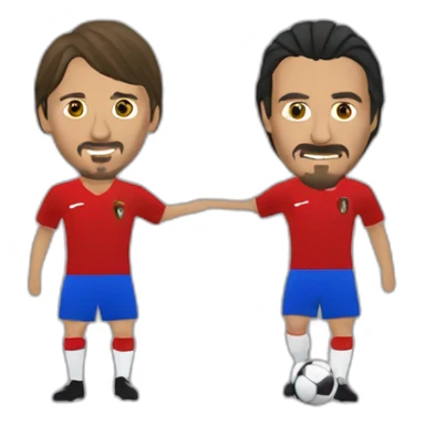 Paolo Maldini vs Lionel Mesis sticker