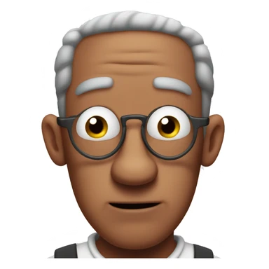 uncle grandpa no smile sticker