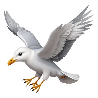 Seagull
Apple emoji style. sticker