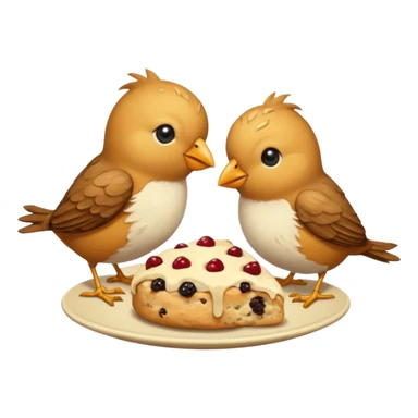 Feeding two birds with one scone sticker