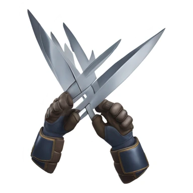wolverine claw blades  sticker