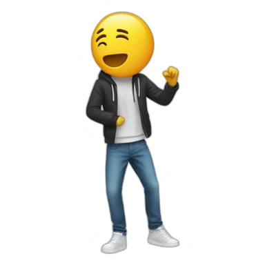 Personne qui dab sticker