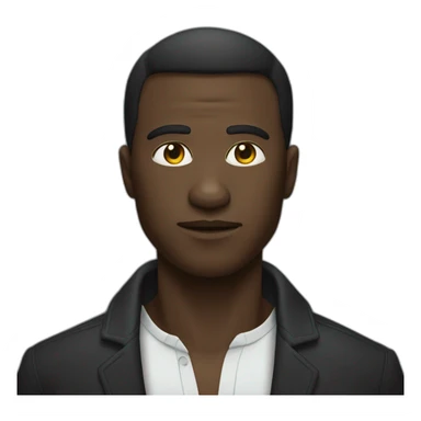 Un homme noir qui ramasse du coton sticker