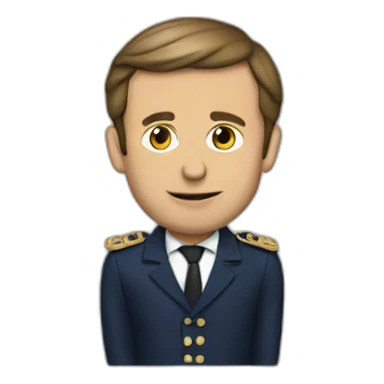 Macron de france sticker