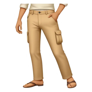 Pulling out pant pockets inside out sticker