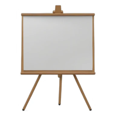 marker board Flipchart without face sticker