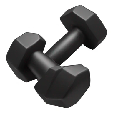 hantel black sticker