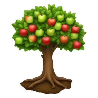 I want an apple tree for the presentation sticker
