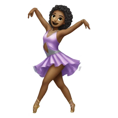 Dancer under disco ball  sticker