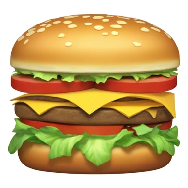 Toca Boca hamburger  sticker
