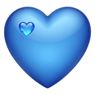 blue heart with "Re" label sticker