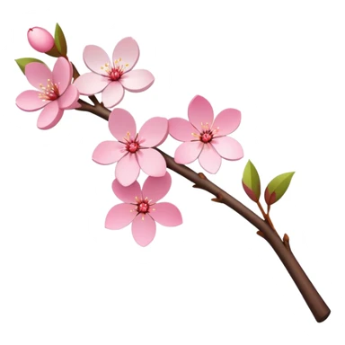Sakura cherry blossom stick sticker