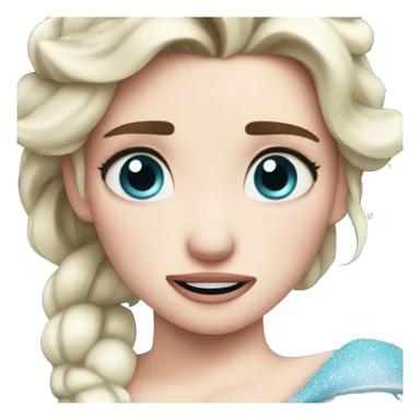 Elsa crying  sticker