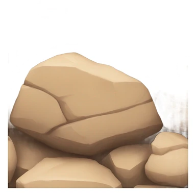 Sandstone rock sticker