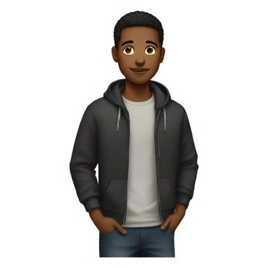 young black men sticker