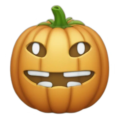 Kürbis mit Nebel sticker