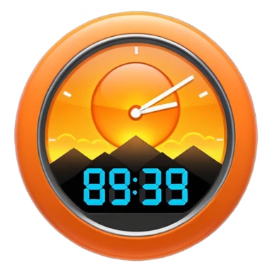 sunrise alarm sticker