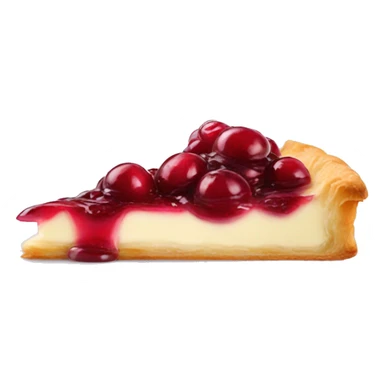 Delicious Cranberry brie pastry sticker