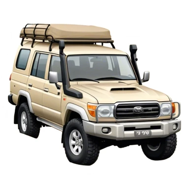 landcruiser 79 series - Toyota (Model Year: 2008) (Iconic colour: sand) sticker