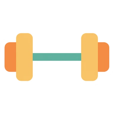 Convert this outline icon of a gym dodger to a color icon, keep the gym dodger theme, maintain a simple and clear design, use vibrant but not yellow colors. sticker