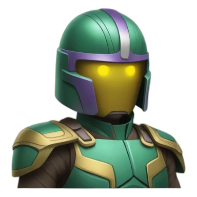 Kang the conqueror from marvel sticker