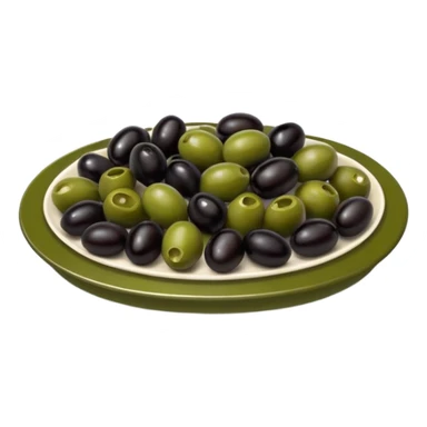 olive platter  sticker