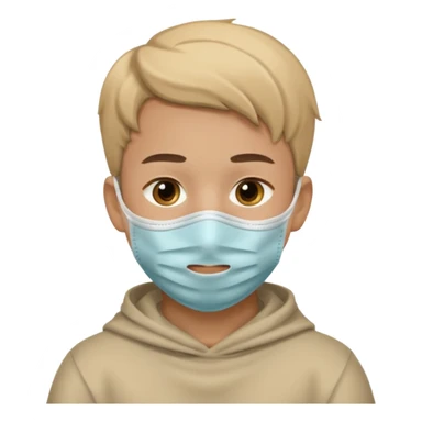 facemask beauty boy sticker