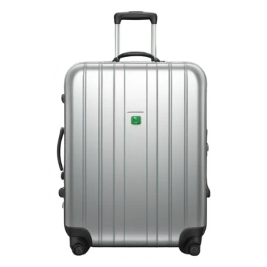 Metallic luxury luggage case sticker