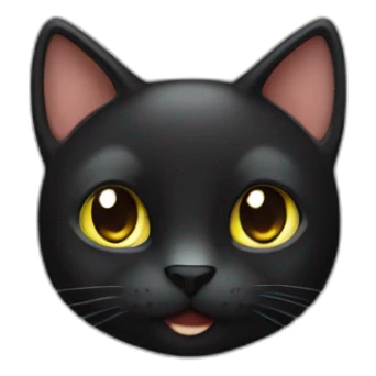 luigi black cat sticker