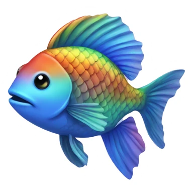 Rainbow Fish sticker