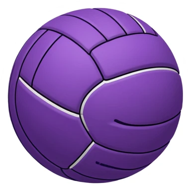 Purple Volleyball sticker