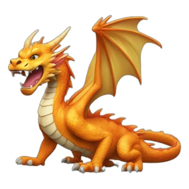 un dragon sur un tigre sticker