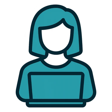 Increase the opacity and thickness of all lines and fills, keep the face transparent, use teal color #49aea3, ensure the icon is bold and clearly visible, with a transparent background. sticker