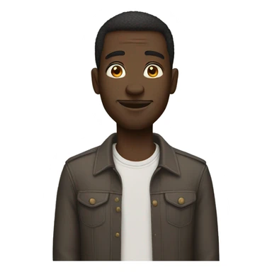 tall african guy sticker