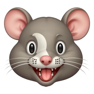 Rat drooling meme sticker sticker