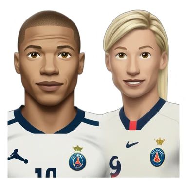 Mbappe and Haaland sticker