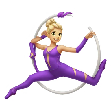 aerial hoop aerialist sticker