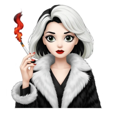 Cruella de vil whole body sticker