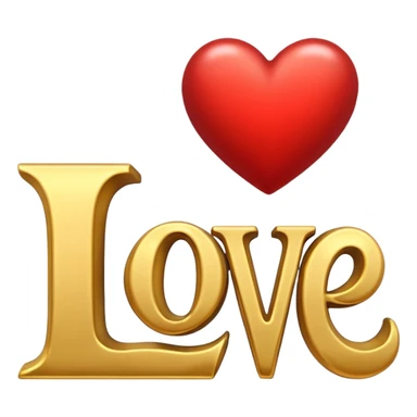 Inscription love sticker