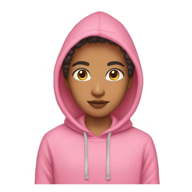 lightskin pink hoodie sticker