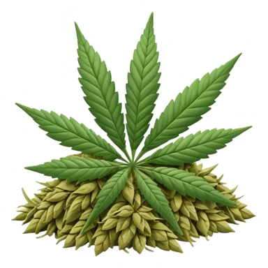 white color marijuana sticker